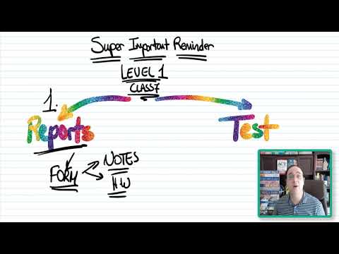 SAT and ACT Level 1 During Class 7 Reminder