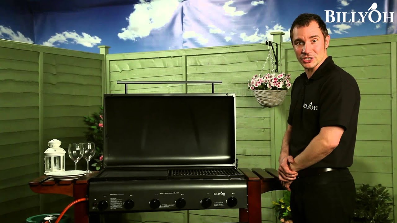 BillyOh Acorn Hooded Gas BBQ Range