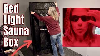 Red Light & Sauna Box. Affordable and Portable. Home Gym Ready in 20 Minutes! By Viconor.