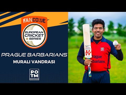 POTM: M.Vandrasi - PRB vs MCC | Highlights | FanCode ECS , Czech Republic 2022 Day 10 | ECS22.279
