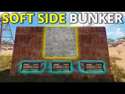 SOFT SIDE RAIDING A WEAPON RICH BUNKER BASE! - Rust Survival 4/4