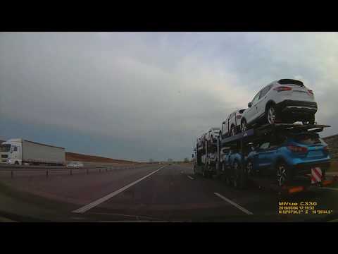 2019 - Highway in Poland - Driving in Poland -  2  motorways: A1 & A2 & Stryków interchange