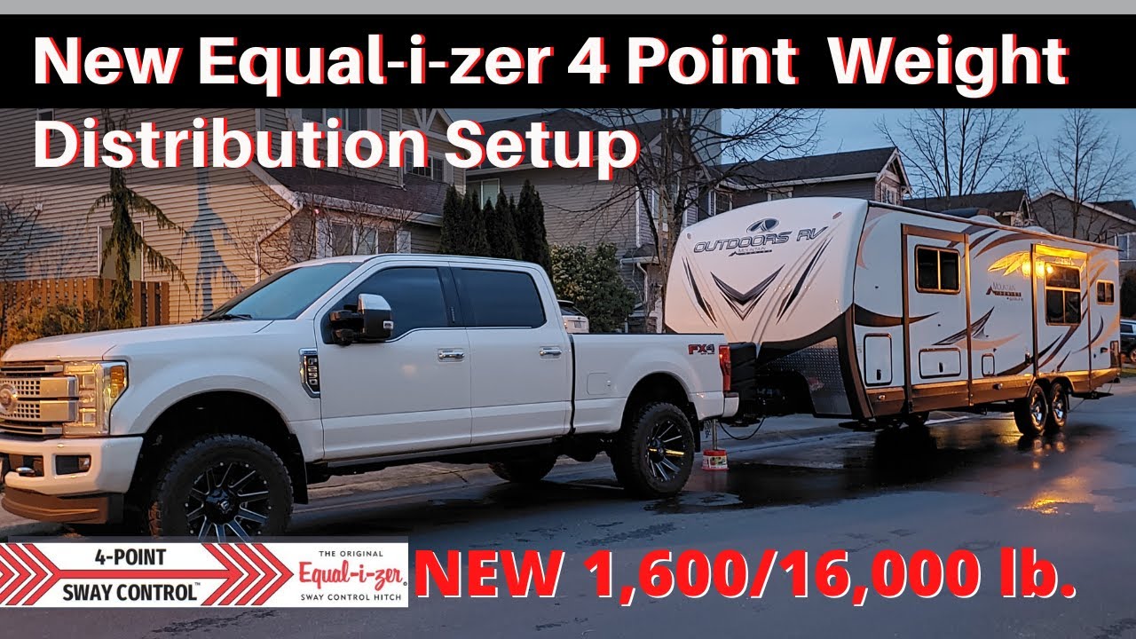 Setting up NEW Equalizer 1,600/16,000 lb. 4 Point Sway Control Hitch.