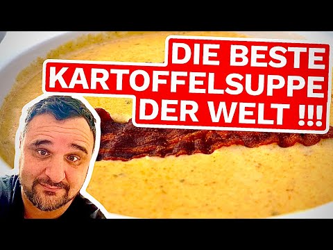 CRAZY DELICIOUS! ROASTED POTATO SOUP from the DUTCH OVEN --- Klaus grills