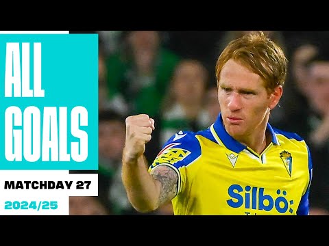 ALL GOALS MATCHDAY 27 LALIGA Hypermotion 2024/25