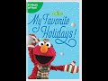 Opening Closing To Sesame Street My Favorite Holidays 2022 DVD