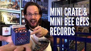 Bee Gees Unboxing - Mini Crate with Mini Records - Custom Etsy Miniatures by Happy Yuki Creations
