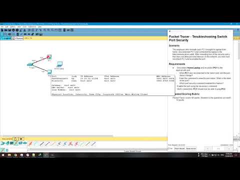2.2.4.10 Packet Tracer - Troubleshooting Switch Port Security | ARIF 365