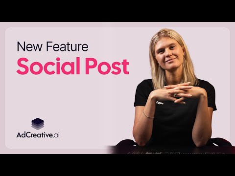 Introducing the brand new Social post feature | Create high quality creatives in less then 1minute