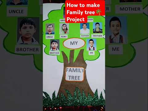 #FAMILY TREE 🌴😍💞 #how to Make family tree with photo