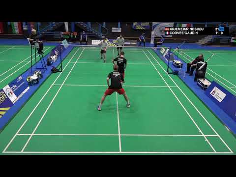 Match point - Kræmer / Rindshøj vs Corvee / Gaudin - MD, SF - Italian Intl. 2021