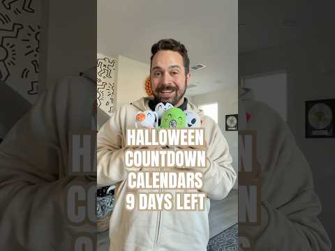 we are 9 days away from halloween! 🎃 opening our disney countdown calendars! 👀
