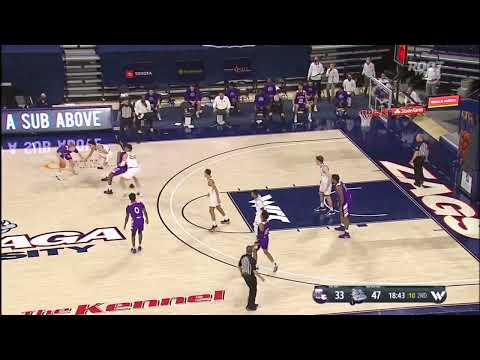 Gonzaga Men's Basketball - Pick and Roll Defense - Hard Hedge Blitz