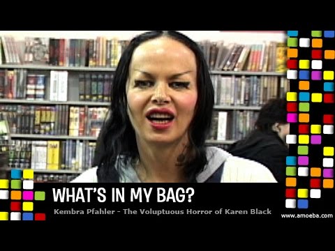 Kembra Pfahler (Voluptuous Horror of Karen Black) - What's In My Bag?