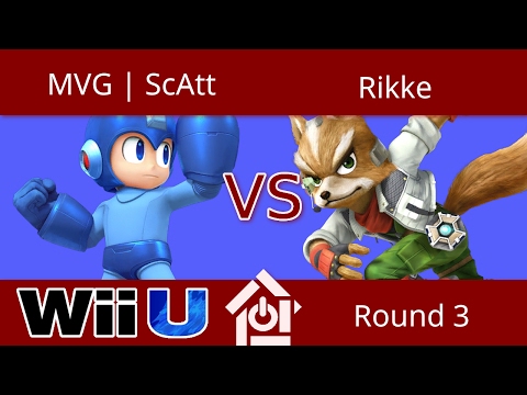 Gwinnett Brawl 2/11/2017 - MVG | ScAtt (Megaman) vs Rikke (Fox) - Smash 4 Round 3
