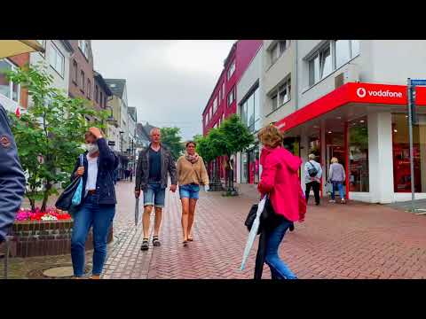 [4K]  Walking in Kleve City center 🇩🇪. | Hochschule Rhein-Waal [4K Walk Germany]