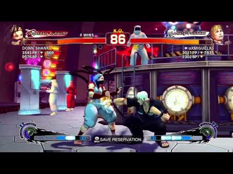 SSF4 AE: DONN SHANK (Ibuki) VS oXMIGUELXo (Cody) - Endless Battle