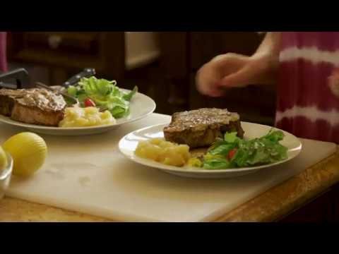Christopher Knight makes Pork Chops and Apple Sauce