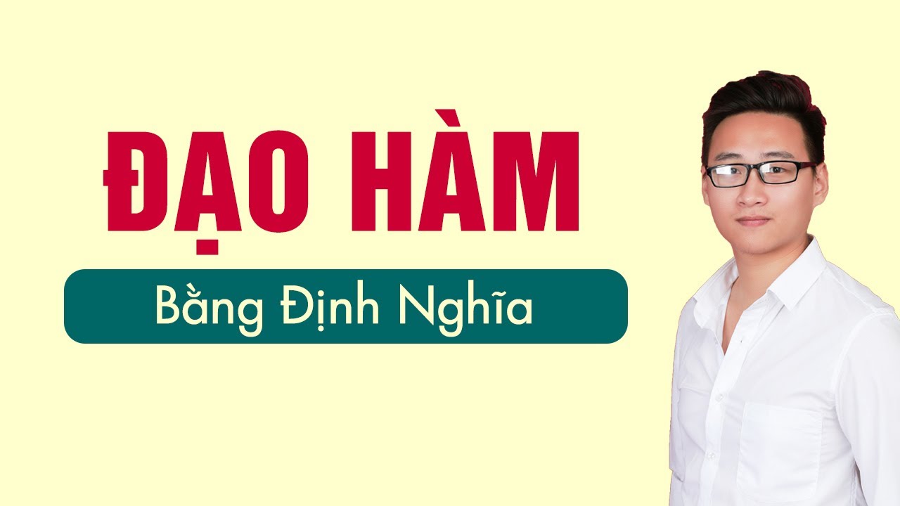 CHỮA BTVN ĐẠO HÀM BẰNG ĐỊNH NGHĨA
