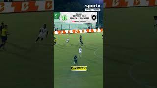 BOTAFOGO FAZ BOM JOGO E VENCE O BOAVISTA POR 2 A 0 #botafogo #futebol #brasil #fyp #shorts