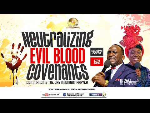 COMMANDING THE DAY MID NIGHT PRAYER || NEUTRALIZING EVIL BLOOD AND CONVENANT || 11-06-2025
