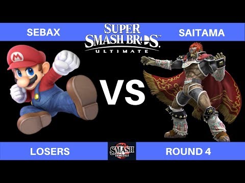 Cibao Smash Losers Round 4 - SebaX (Mario) vs B.o.B | Saitama (Ganondorf) |  Smash Ultimate