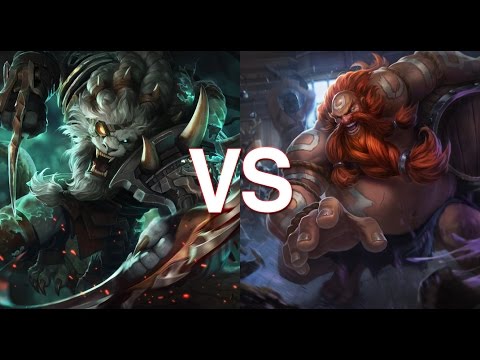 정글 렝가 vs 그라가스, Rengar Jungle vs Gragas