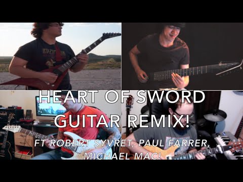 Heart of Sword (Samurai X) [Guitar Remix!] David Saborio Ft Robert Syvret, Paul Farrer, Michael Mac!