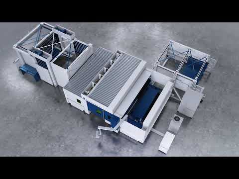 TRUMPF Laserschneiden: TruLaser Center 7030 – Restgitterspeicher