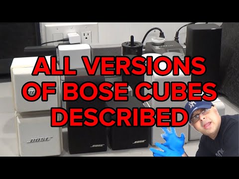 Every Generation Of Bose Cube Speakers Described
