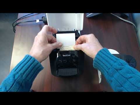 Cleaning a Brother QL700-800 Series Printer