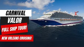 Carnival Valor Full Tour 2025 | New Orleans Cruises