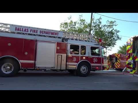 Dallas Fire Department 4311 Gaston Ave fire, 2018.06.04