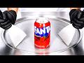 Fanta Strawberry Ice Cream Rolls ASMR