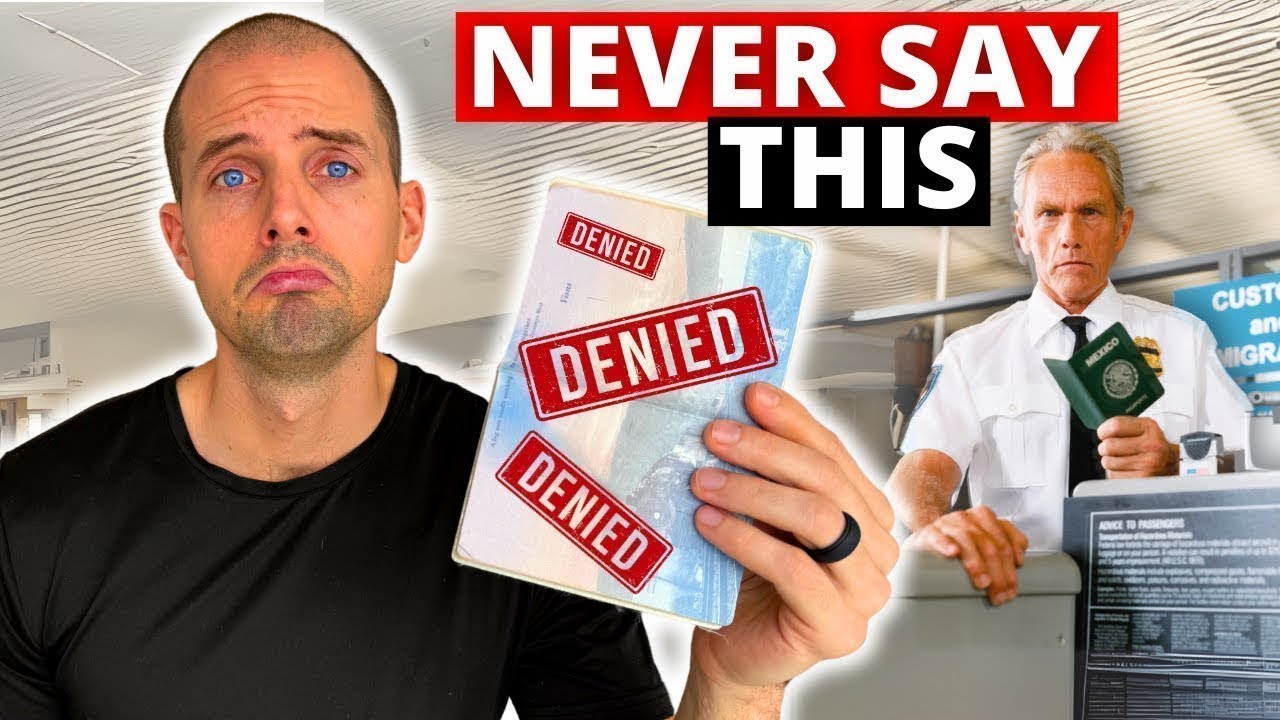 Airport Immigration Questions With HIDDEN TRAPS (Don't Fall For These)