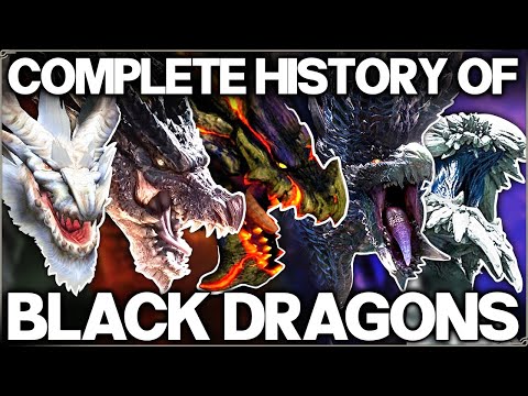 The ENTIRE History of Monster Hunter Black Dragons - Evolution of MH1 Fatalis to Wilds Zoh Shia!