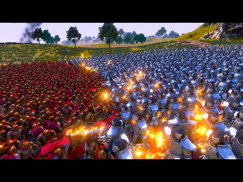 14000 Soul Tyrants VS 15000 Spartans. Ultimate Epic Battle Simulator UEBS 2