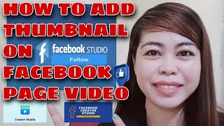 HOW TO ADD THUMBNAIL ON FACEBOOK PAGE VIDEO || myatzTv