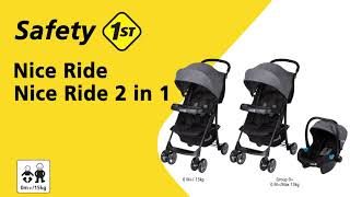 Safety 1st Nice Ride & Nice Ride 2 in 1 compact strollers video