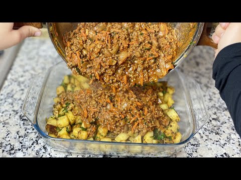 POMMES DE TERRE ET VIANDE HACHÉE 🥔👩🏻‍🍳 Le mélange parfait pour un diner rapide !