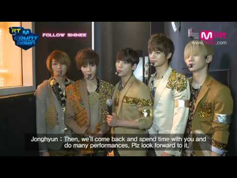 120419 Mcountdown RT follow SHINee