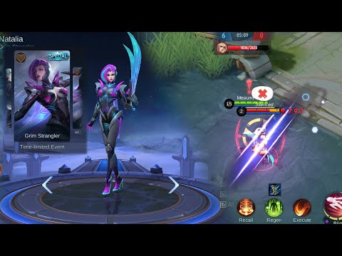 NATALIA GRIM STRANGLER SPECIAL SKIN UPCOMING - MOBILE LEGENDS