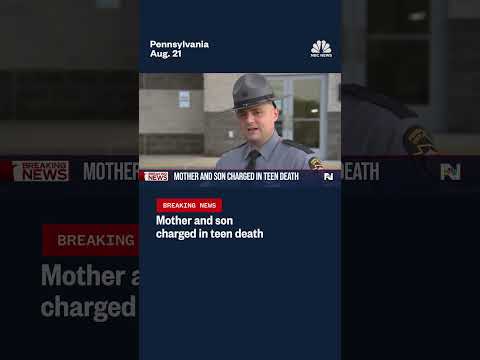 Mother and son charged in teen death