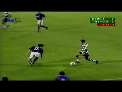 17 Years Old Cristiano Ronaldo vs Inter Milan Debut for Sporting Lisbon seasons 2002 03