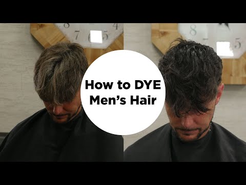 How to DYE Men's Hair At Home | DIY