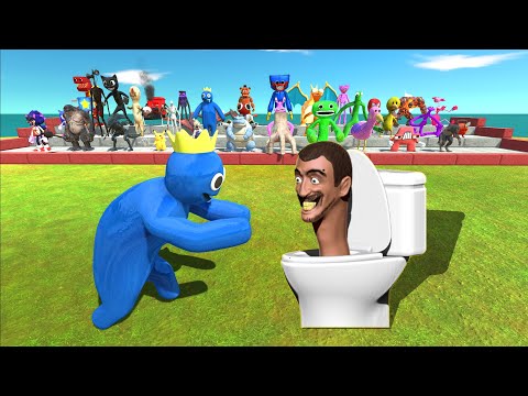 1vs1 Skibiti Toilet vs Creepy Monster - Animal Revolt Battle Simulator