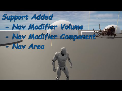 Dynamic Surface Navigation - Nav Modifiers and Nav Areas - UE5 Plugin