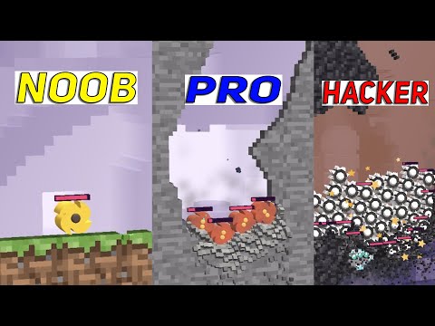 NOOB vs PRO vs HACKER - Auto Diggers