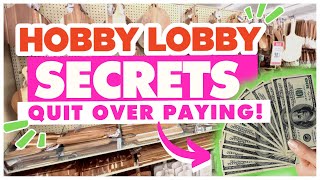❌  STOP wasting money at Hobby Lobby! GENIUS hacks to save on DIYs + High-End Designer Dupes! 2023