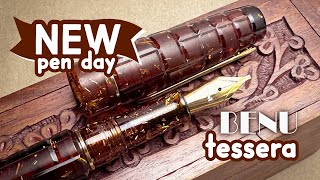Tessera in Sunstone (Matte) - Stunning Autumnal Fountain Pen Review - New Pen Day